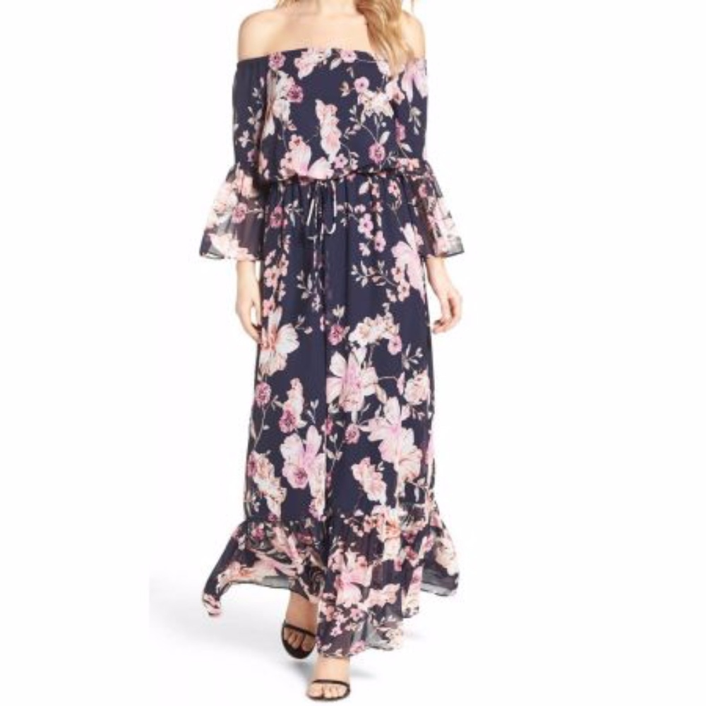 Beautiful Eliza J Off Shoulder Dress